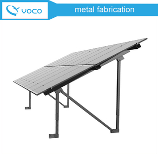 Custom made solar panel mounting bracket