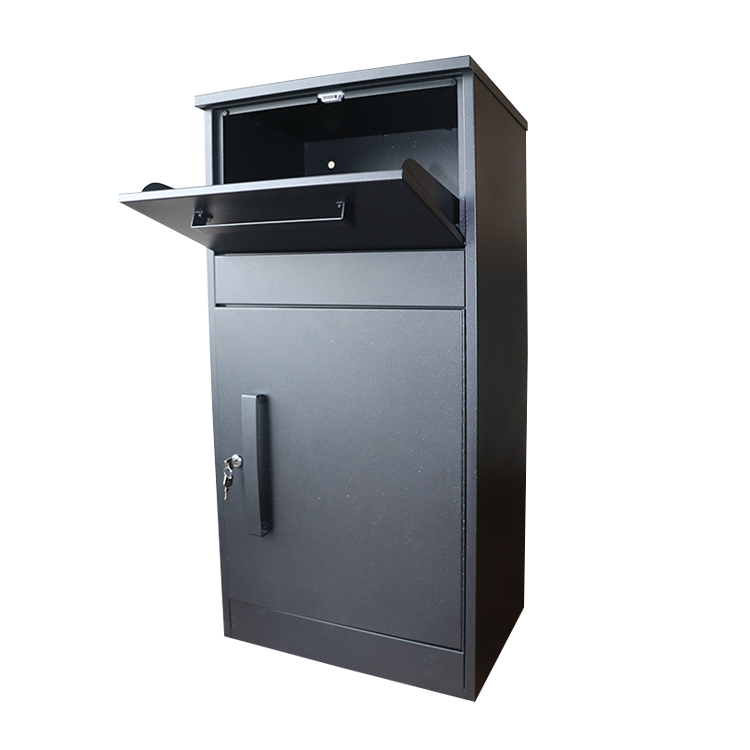 China Manufacturer Outdoor Large Space Anti-Theft Waterproof Free Standing Parcel Box