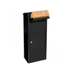 unique packaging post cast aluminium mailbox wall mounted