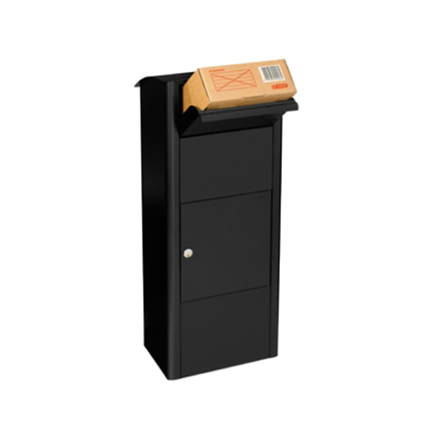 aluminum smart powder coating letter black post boxes tin mailbox